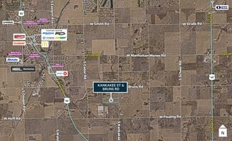 Plus de détails pour SEQ OF KANKAKEE STREET & BRUNS ROAD, Wilton Center, IL - Terrain à vendre