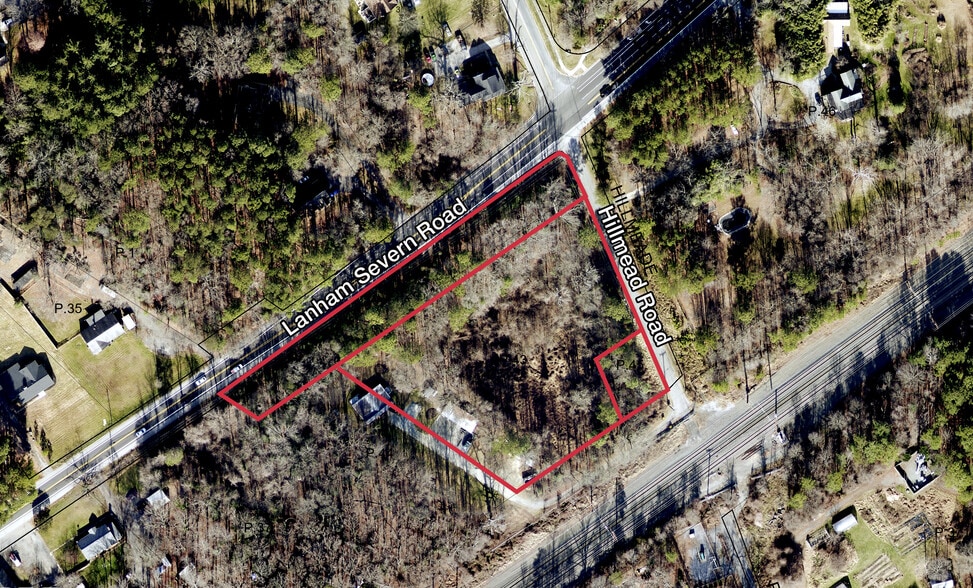 7710 Hillmeade Rd, Bowie, MD à vendre - Aérien – Image 2 sur 2