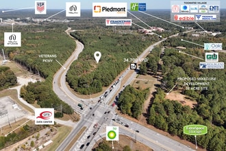 00 Highway 54, Fayetteville, GA - Vue aérienne  vue de carte - Image1