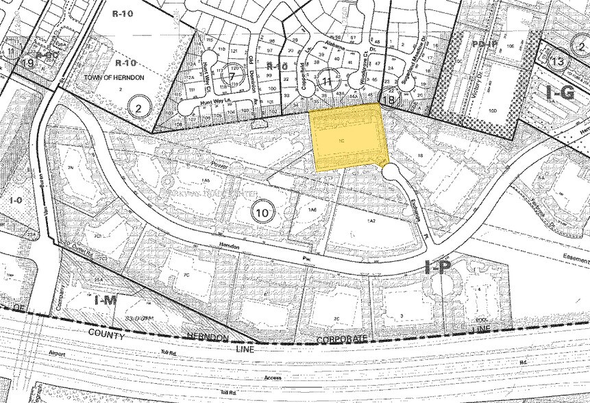 251-255 Exchange Pl, Herndon, VA à louer - Plan cadastral – Image 2 sur 13