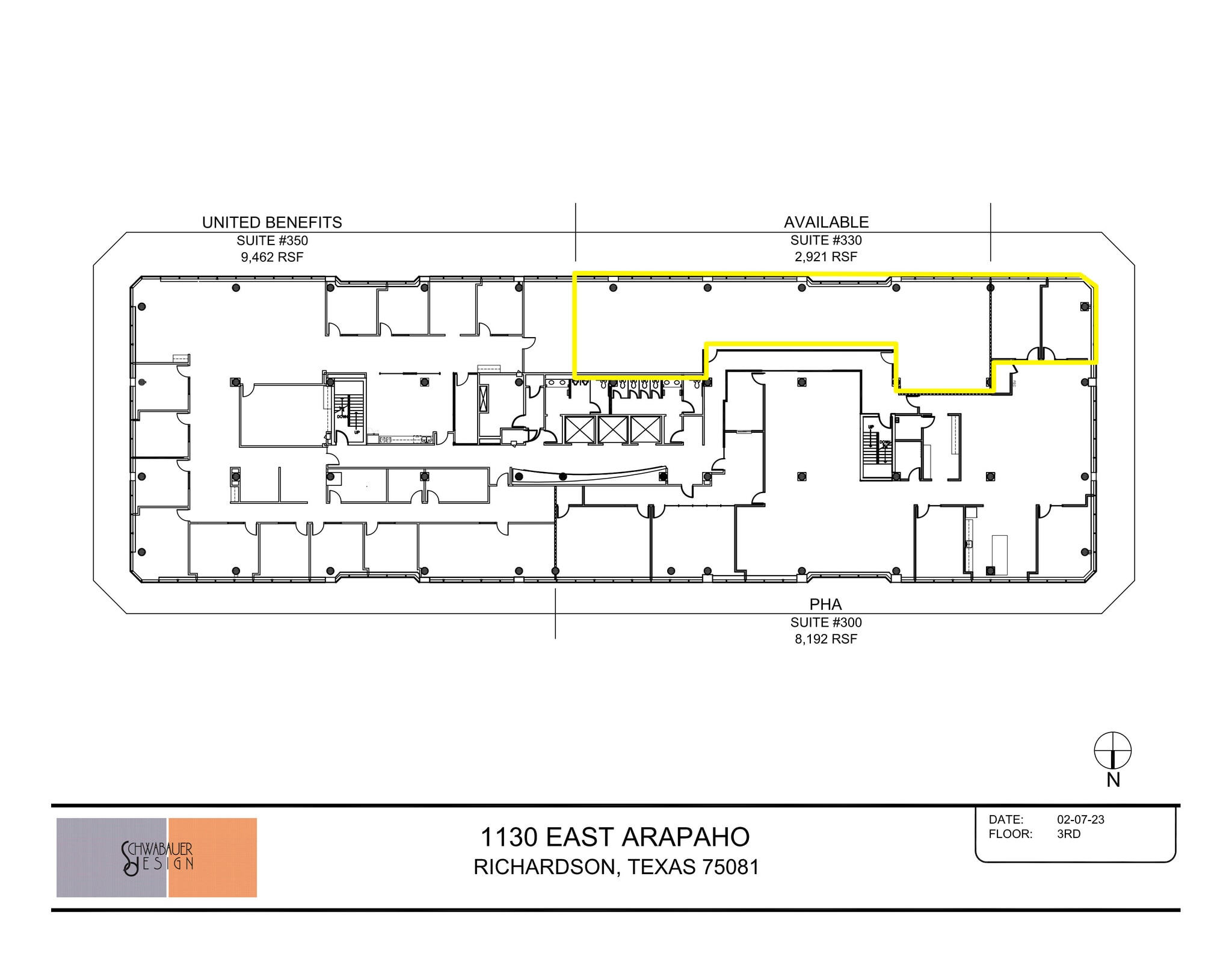 1130 E Arapaho Rd, Richardson, TX à louer Plan d’étage– Image 1 sur 1
