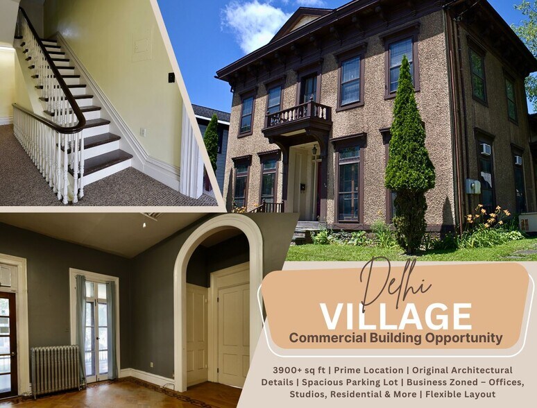 72 Main St, Delhi, NY à vendre - Photo principale – Image 1 sur 49