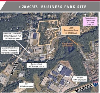 Plus de détails pour Centre of New England Boulevard Lot 8, Coventry, RI - Terrain à vendre
