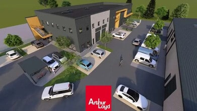 Saint-Forgeux, RHO - Vue aérienne  vue de carte