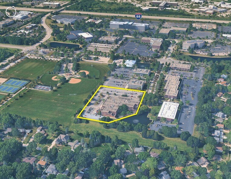 1717 Park St, Naperville, IL à louer - Aérien – Image 3 sur 13