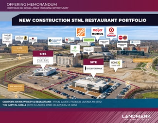 Plus de détails pour New Construction Restaurant Portfolio – Local commercial à vendre, Livonia, MI