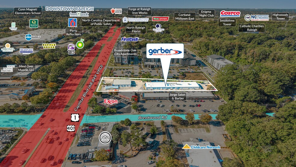 2821 Capital Blvd, Raleigh, NC à vendre - Photo de l’immeuble – Image 3 sur 5