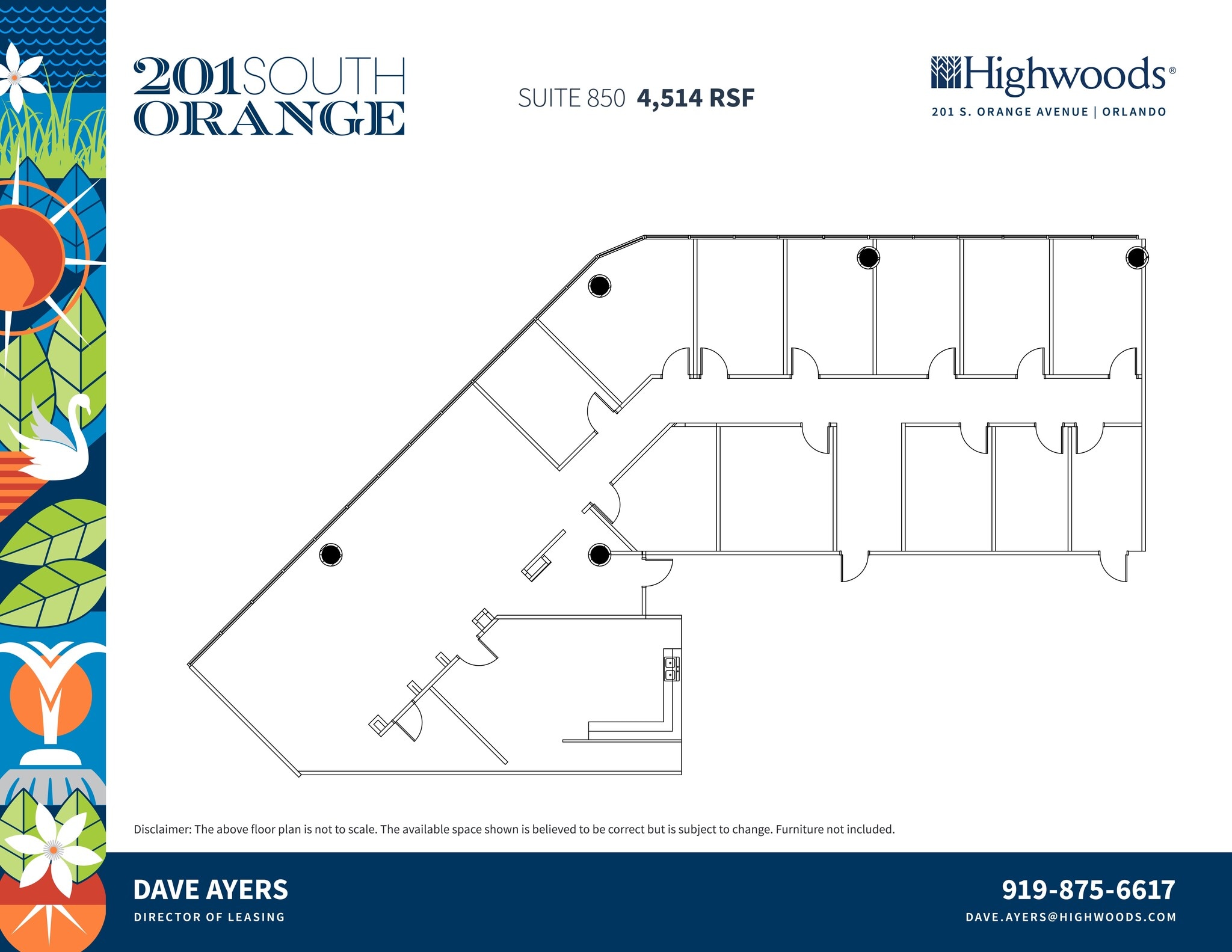 201 S Orange Ave, Orlando, FL à louer Plan de site– Image 1 sur 1