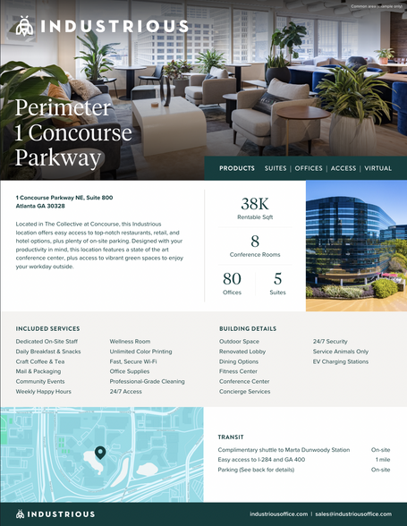 1 Concourse Pky NE, Atlanta, GA à louer - Autre – Image 2 sur 7