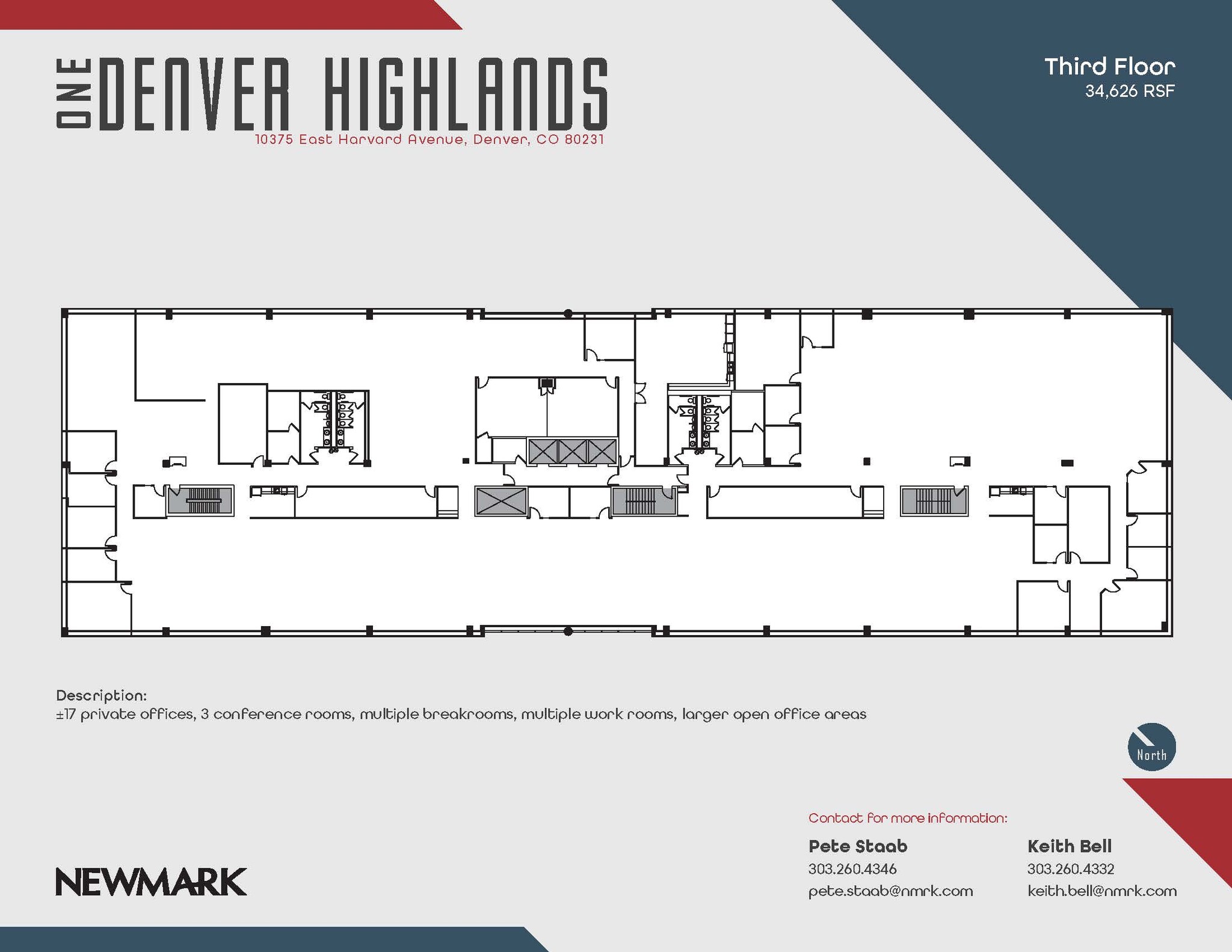 10375 E Harvard Ave, Denver, CO à louer Plan d’étage– Image 1 sur 1