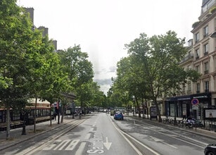 Paris - Vue aérienne vue de carte