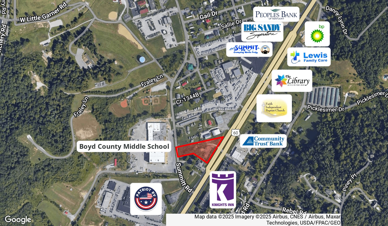 7117 US 60, Ashland, KY à vendre Aérien– Image 1 sur 4