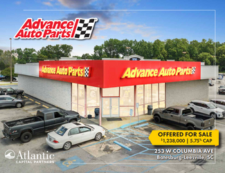 Plus de détails pour 253 W Columbia Ave, Batesburg, SC - Local commercial à vendre