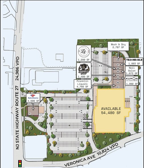 1221 State Route 27, Somerset, NJ à louer - Photo de l’immeuble – Image 2 sur 15