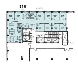 1015 18th St NW, Washington, DC à louer Plan d’étage– Image 1 sur 1