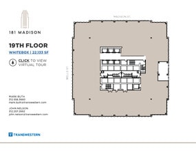 181 W Madison St, Chicago, IL à louer Plan d’étage– Image 2 sur 2