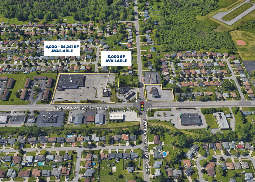 1231-1235 French Rd, Depew, NY à louer - Photo de l’immeuble – Image 1 sur 2