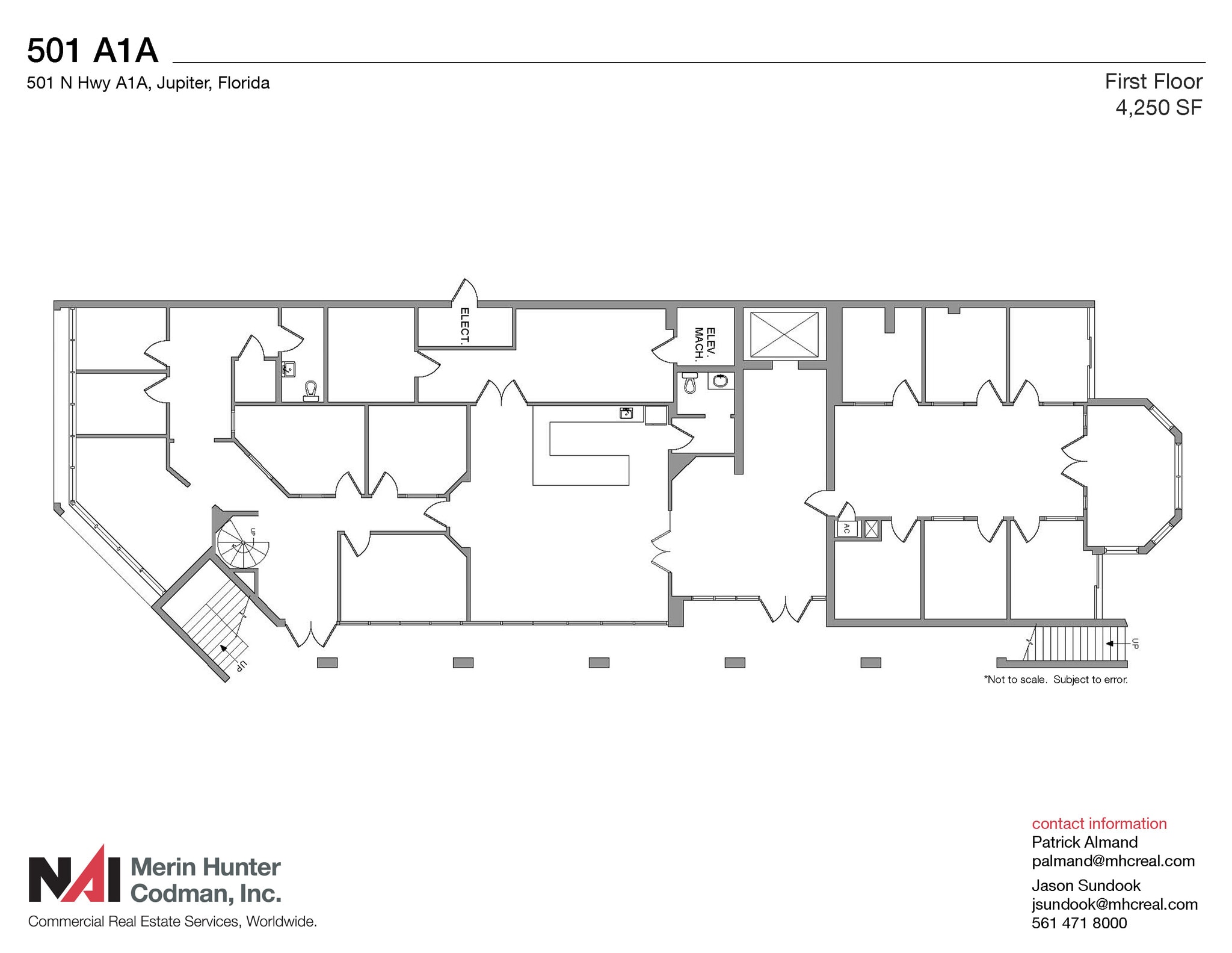 501 N Highway A1A, Jupiter, FL à louer Plan d’étage– Image 1 sur 11