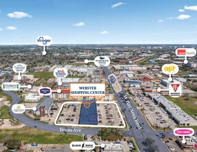 528 W Bay Area Blvd, Webster, TX - VUE AÉRIENNE vue de carte