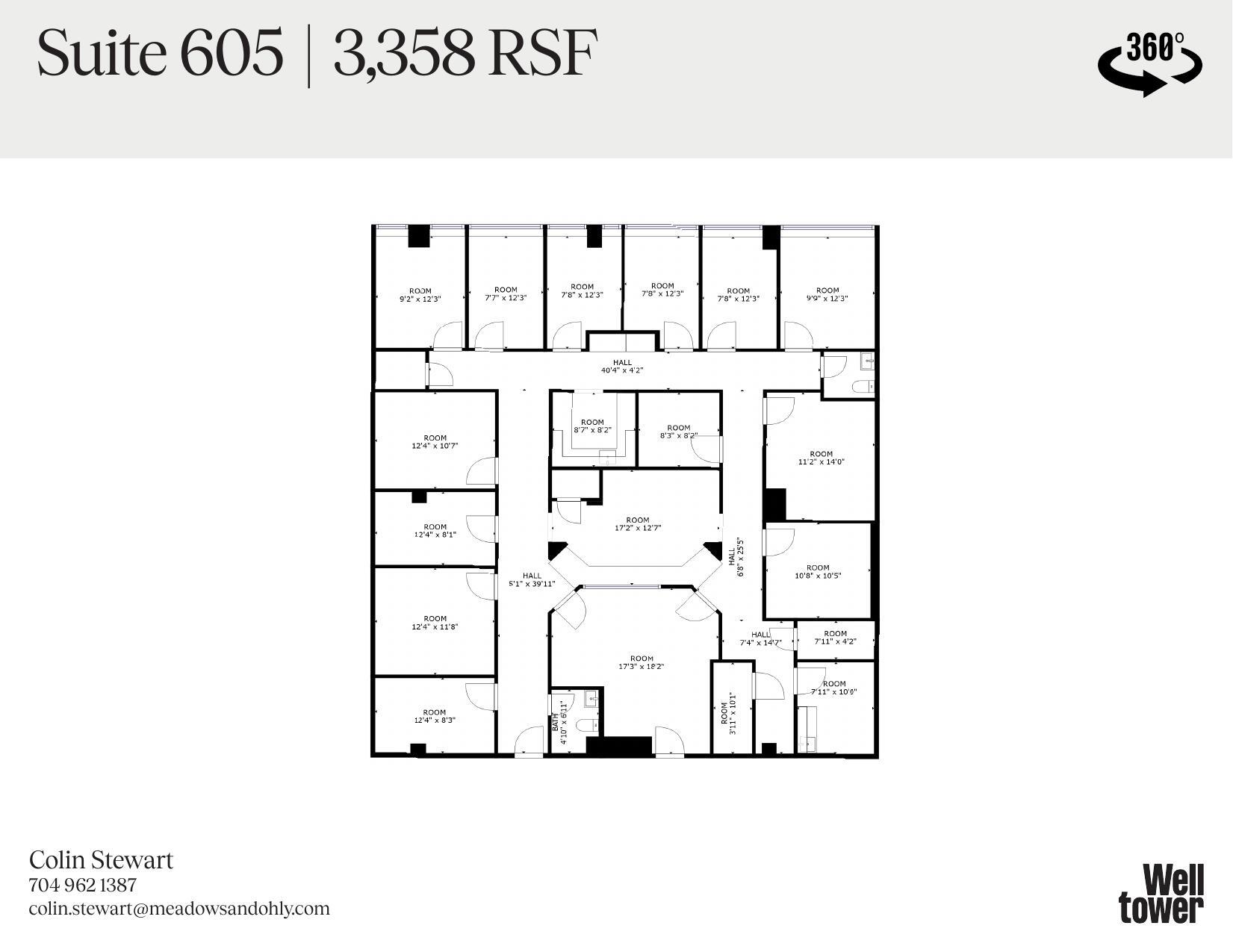 1718 E 4th St, Charlotte, NC à louer Plan d’étage– Image 1 sur 1