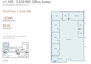 4241 Jutland Dr, San Diego, CA à louer Plan d’étage– Image 1 sur 1