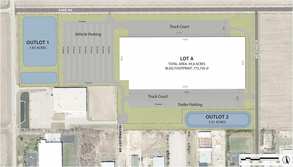 1845 Bristol Rd, Sun Prairie, WI à louer - Plan de site – Image 3 sur 5