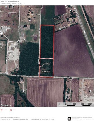 Plus de détails pour 13300 Cedarview Ln, Anna, TX - Terrain à louer