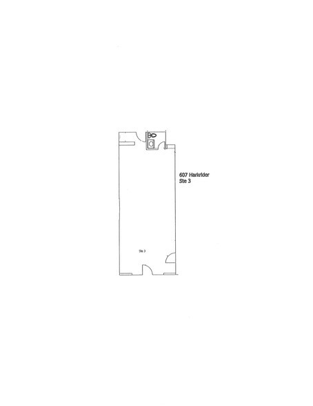 607 Harkrider St, Conway, AR à louer - Plan d’étage – Image 3 sur 3