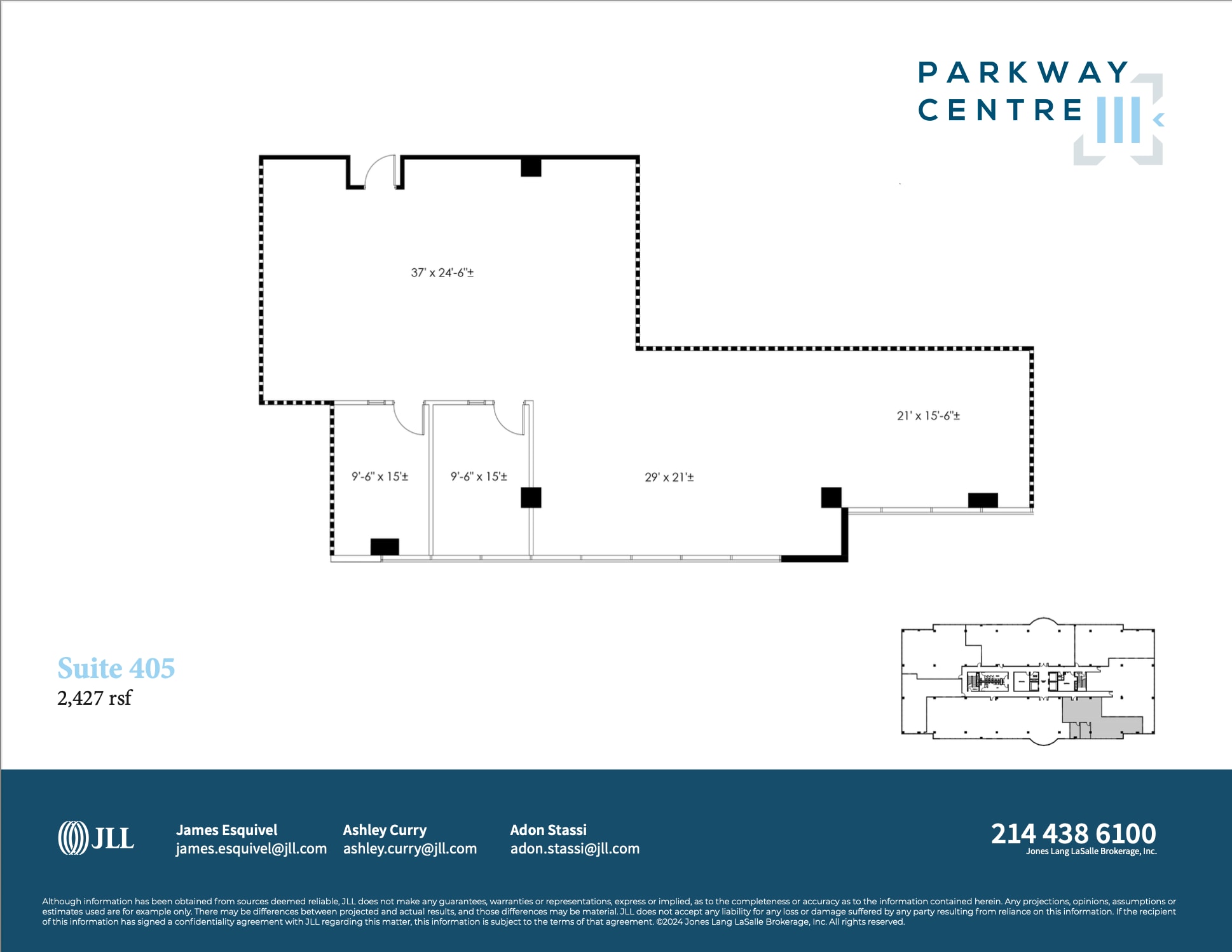 2745 Dallas Pky, Plano, TX à louer Plan d’étage– Image 1 sur 1