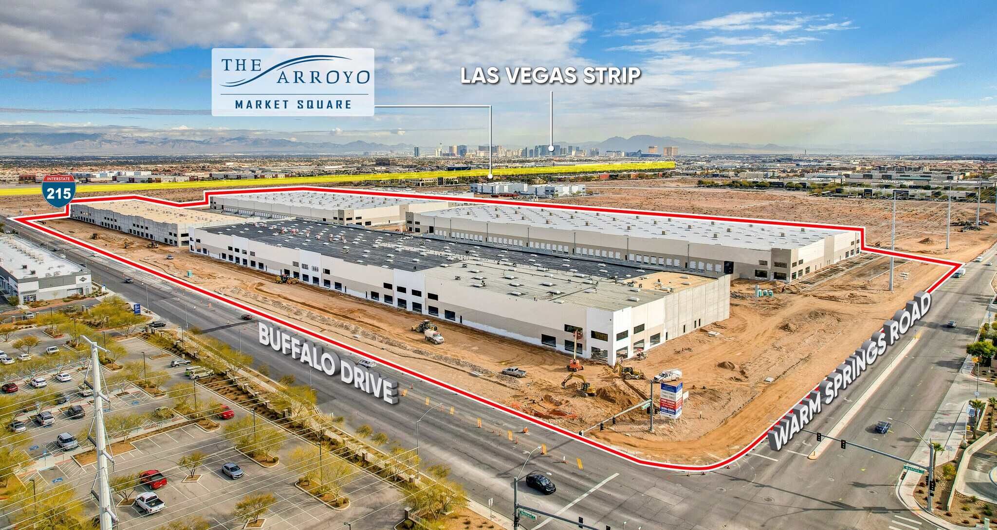 NEC Buffalo Drive & Warm Springs Rd, Las Vegas, NV à louer Aérien– Image 1 sur 3