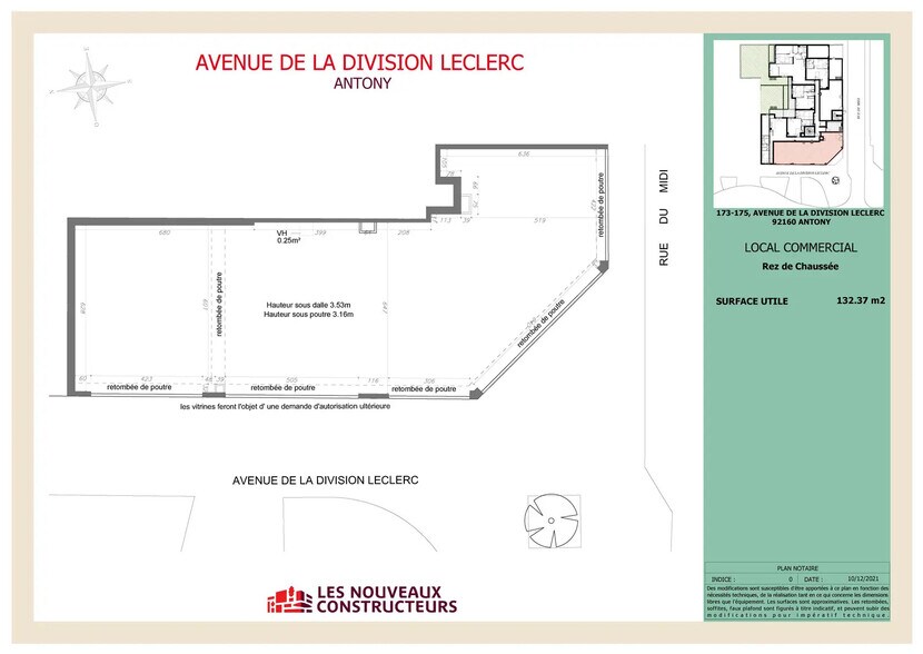 173 Avenue De La Division Leclerc, Antony à louer - Plan d’étage – Image 1 sur 1