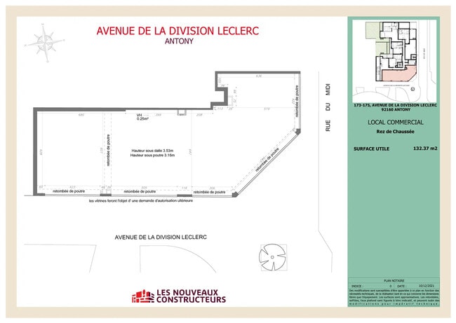 Plus de détails pour 173 Avenue De La Division Leclerc, Antony - Local commercial à louer