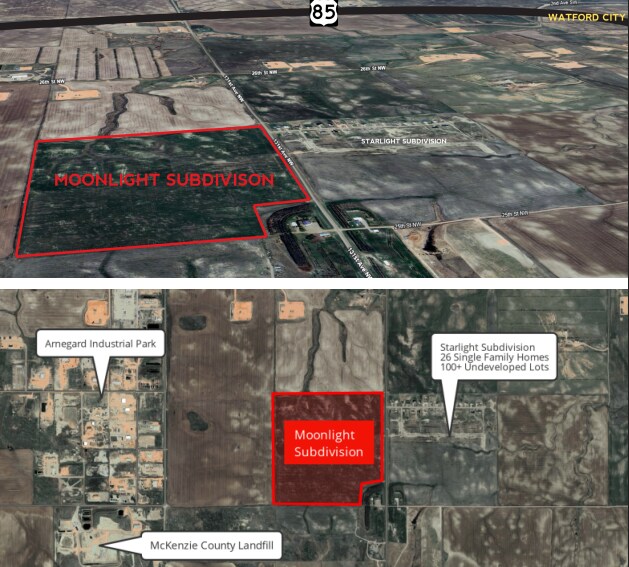 26th St NW & 131st NW ave, Arnegard, ND à vendre - Aérien – Image 2 sur 3