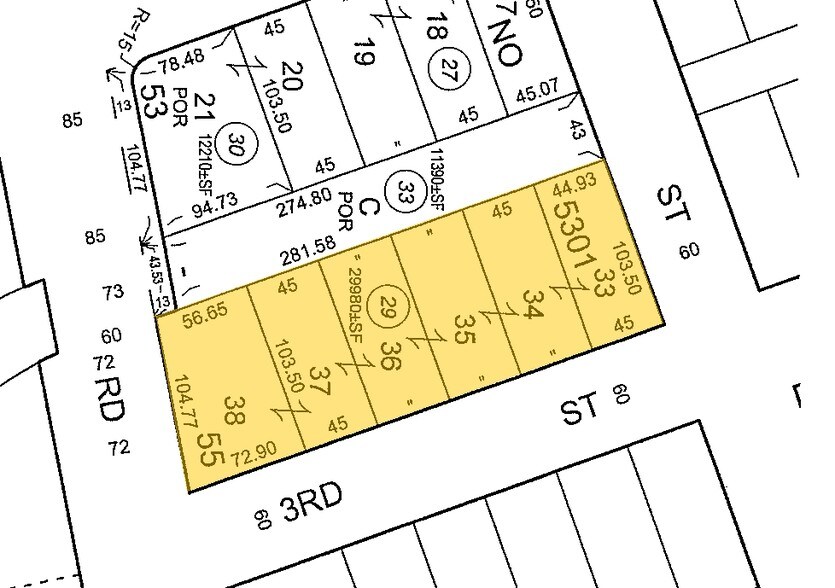 238 S Mission Rd, Los Angeles, CA à vendre - Plan cadastral – Image 2 sur 6