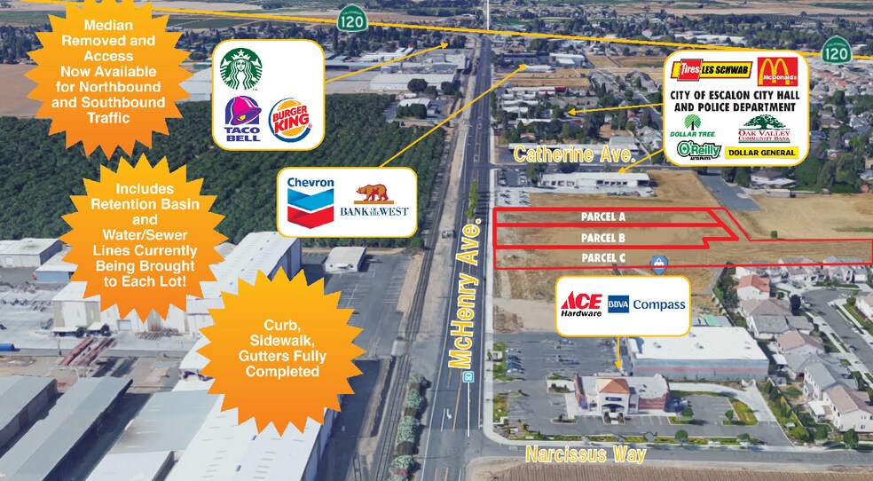 3100 and 3200 McHenry Ave, Escalon, CA à vendre - Photo de l’immeuble – Image 1 sur 16