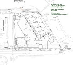 201 Temple Lake Dr, Colonial Heights, VA à louer Plan de site– Image 2 sur 2