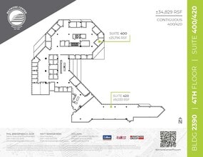 2398 E Camelback Rd, Phoenix, AZ à louer Plan d’étage– Image 2 sur 2