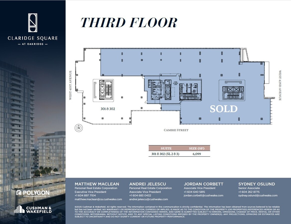 5740 Cambie St, Vancouver, BC V5Z 3A6 - Lot 301/302 - - Plan d’étage - Image 1 of 3