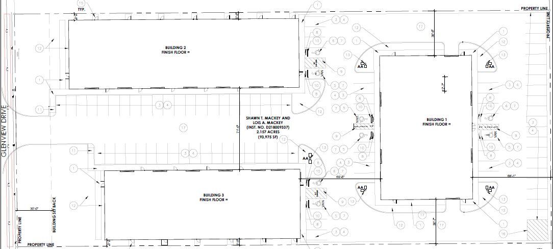 4205 Glenview Dr, Haltom City, TX à louer Plan d’étage– Image 1 sur 1