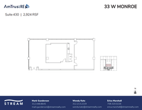 33 W Monroe St, Chicago, IL à louer Plan d’étage– Image 1 sur 1