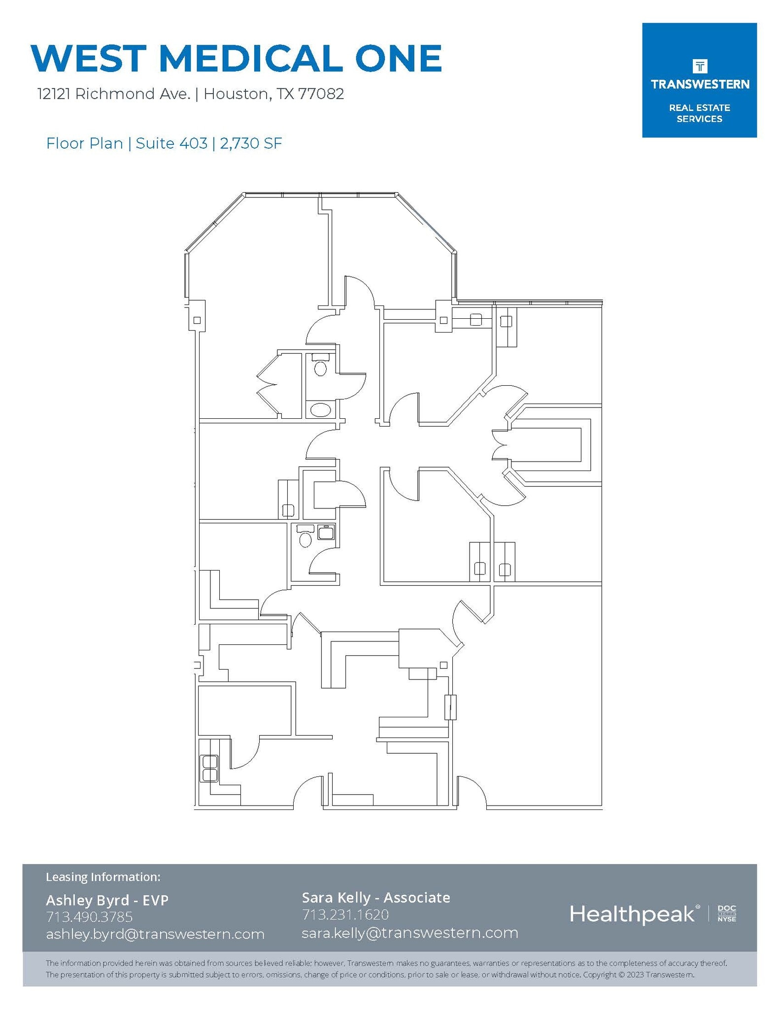 12121 Richmond Ave, Houston, TX à louer Plan d’étage– Image 1 sur 1