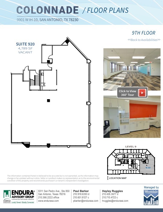 9901 W IH-10, San Antonio, TX à louer Plan d’étage– Image 1 sur 1