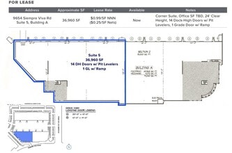 9654 Siempre Viva Rd, San Diego, CA à louer Plan d’étage– Image 1 sur 4
