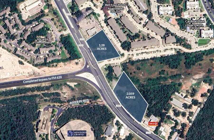 FM 2222 & RR 620, Austin, TX à vendre - Aérien – Image 2 sur 2