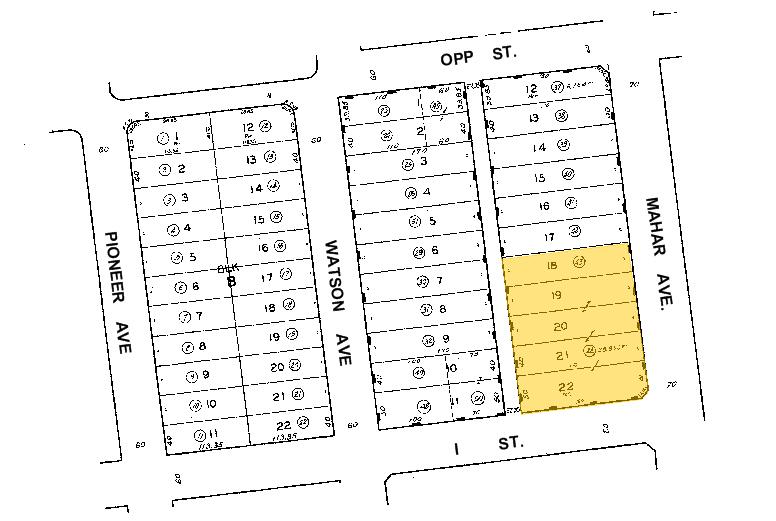 909 Mahar Ave, Wilmington, CA à louer - Plan cadastral – Image 2 sur 2