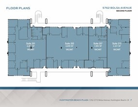 5762 Bolsa Ave, Huntington Beach, CA à louer Plan d’étage– Image 2 sur 2