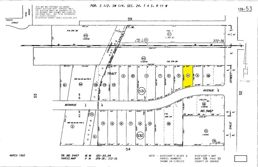 8431 Monroe Ave, Stanton, CA à vendre - Plan cadastral – Image 2 sur 22
