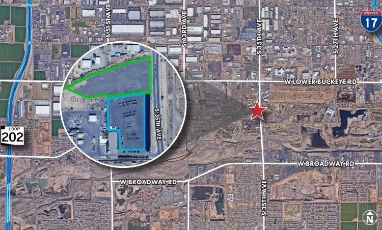 3420 S 35th Ave, Phoenix, AZ à louer - Aérien – Image 2 sur 8