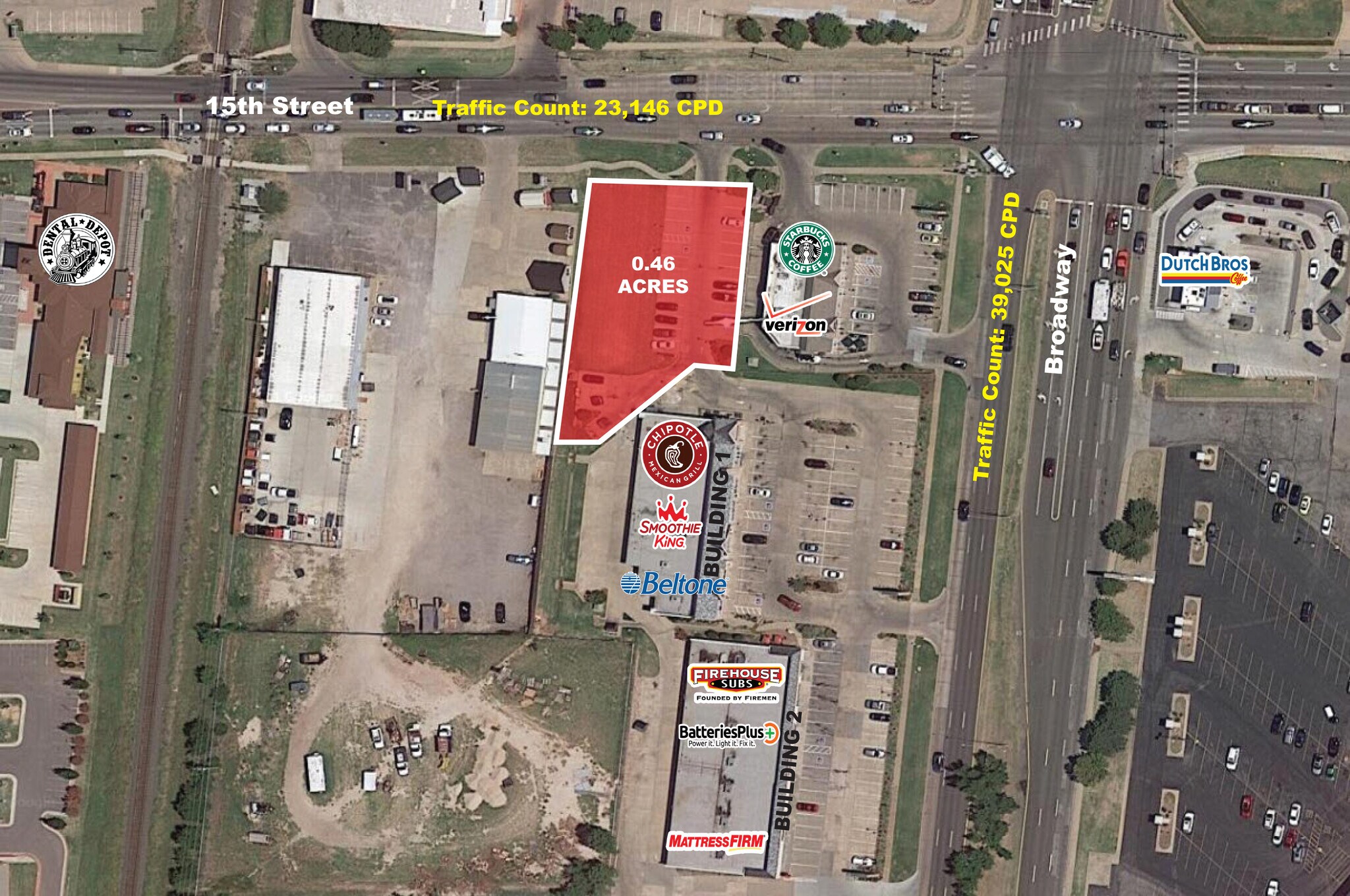 20 W 15th St, Edmond, OK à louer Aérien– Image 1 sur 3