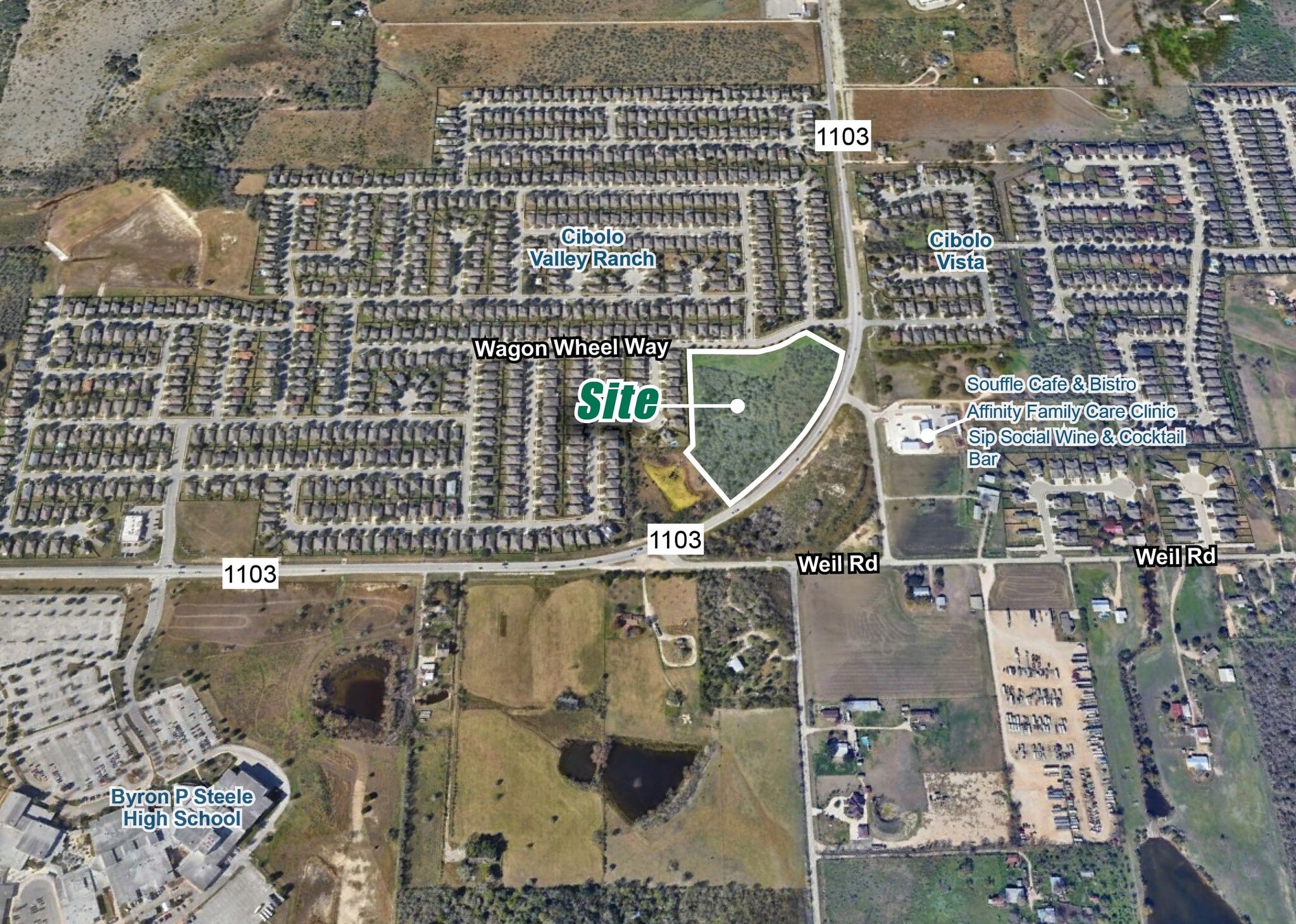 Wagonwheel & FM 1103, Cibolo, TX à vendre Photo de l’immeuble– Image 1 sur 2
